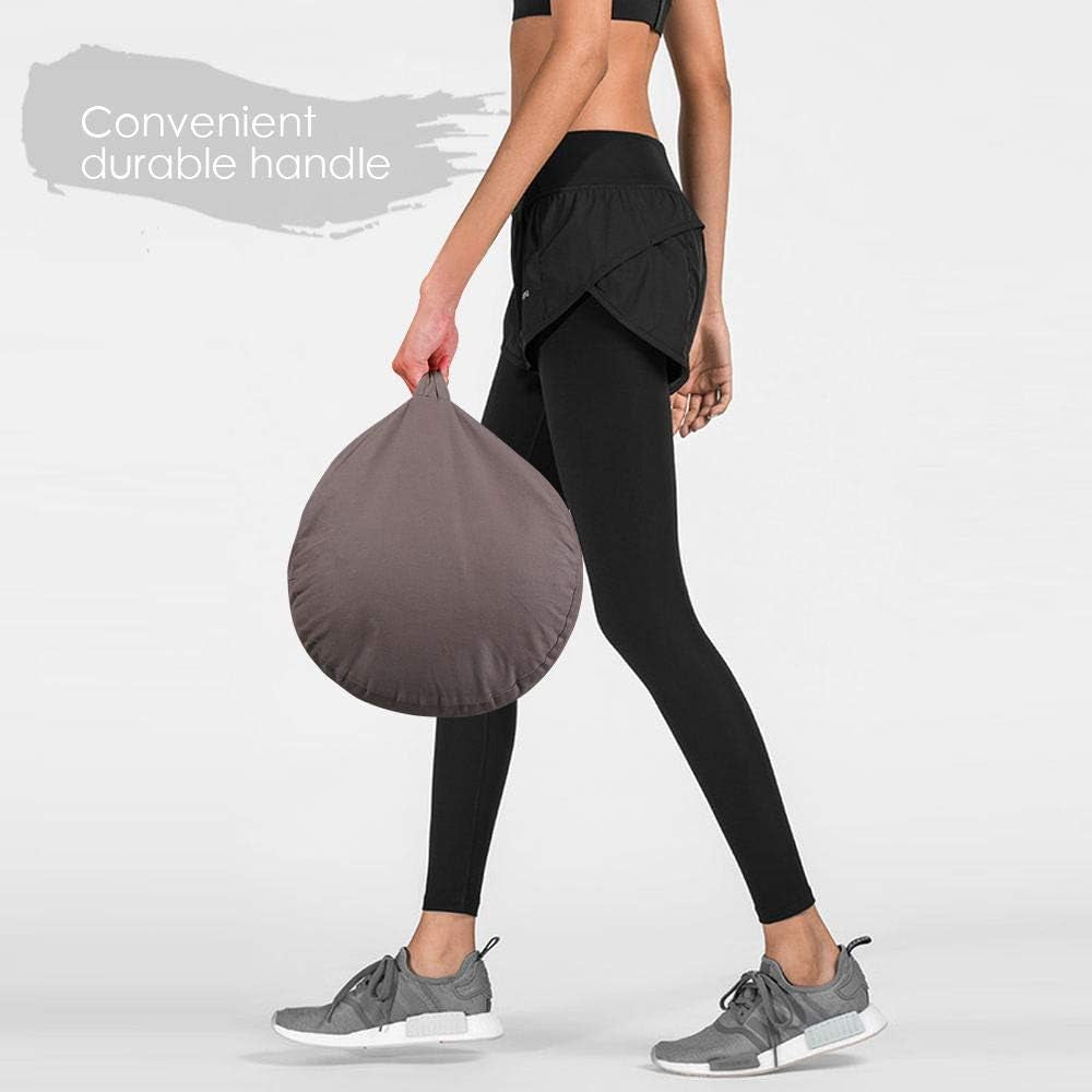 Zafu & Zabuton Alignment Set: Natural Buckwheat Meditation Cushion for Posture and Floor Sitting