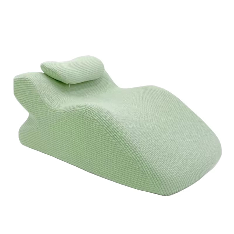 Therapeutic Memory Foam Pillow: Face-Down Support for Reading, Spinal Alignment, Phone Use and Custom Positioning