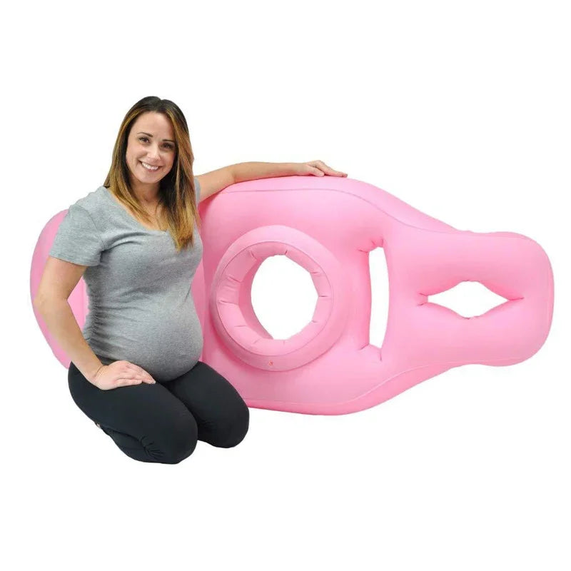The Prone Alignment Mat: Inflatable Maternity Bed for Face-Down Comfort & Full-Body Relaxation