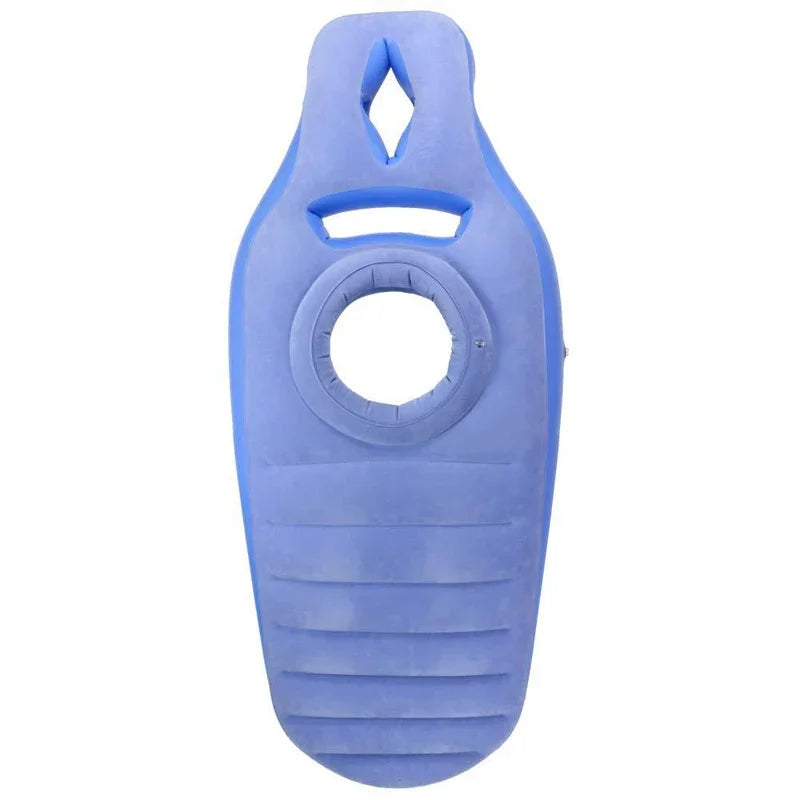 The Prone Alignment Mat: Inflatable Maternity Bed for Face-Down Comfort & Full-Body Relaxation