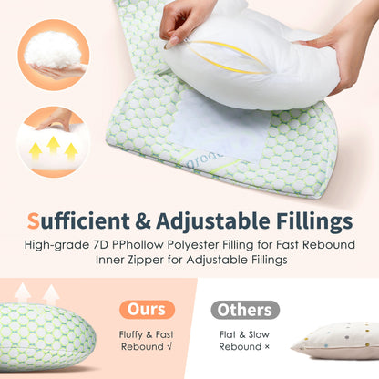 Ultimate Comfort Pregnancy Pillow: Ergonomic Full Body Alignment Design for Relieving  Back, Hip, Joint and Nighttime Pain - Dramatically Improving Sleep Quality | Removable Cover