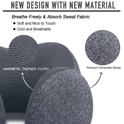 Ergonomic U-Shape Travel Kit: Contoured Neck Pillow with Eye Mask, Earplugs, and Travel Bag