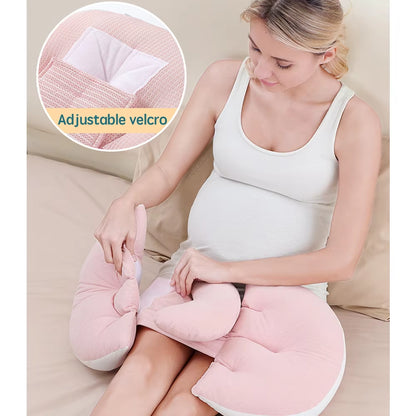 Full Body Maternity Pillow: Comprehensive Support System with Bonus Lumbar/Waist Cushion