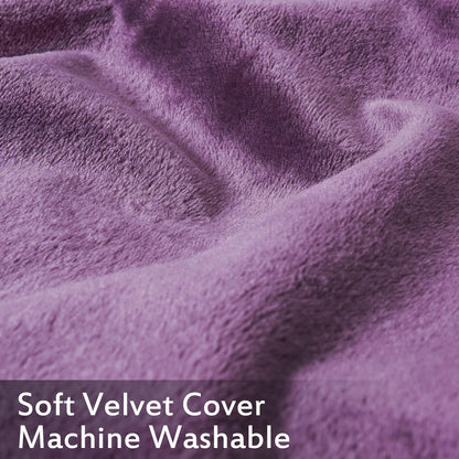 Modular U-Shape Pregnancy Pillow: Detachable Components & Adjustable Belt for Customized Back, Hip, and Joint Alignment (Luxury Velvet)