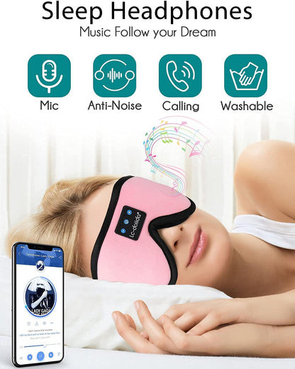 The Alignment Sound Mask: Bluetooth Sleep Headphones for Complete Light Blockage & Audio Comfort