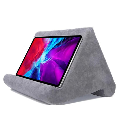 The Ergonomic Tech Support Pillow: Multi-Angle Reading Stand for Tablets and Phones