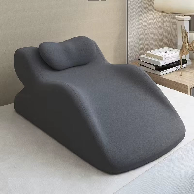 Therapeutic Memory Foam Pillow: Face-Down Support for Reading, Spinal Alignment, Phone Use and Custom Positioning