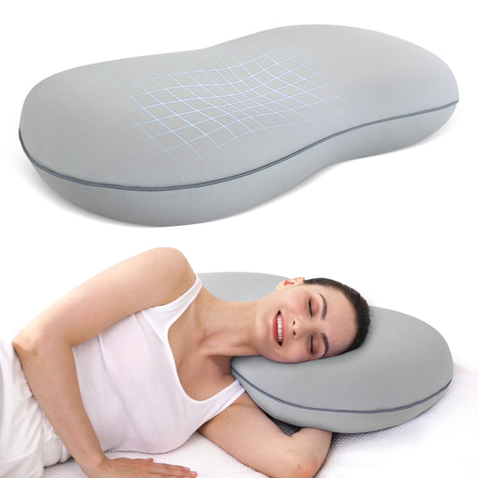 Side Sleeper Spinal Cradle: Ergonomic Memory Foam Pillow for Neutral Neck and Upper Back Support