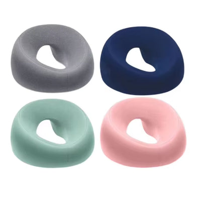 Therapeutic Face-Down Headrest: Memory Foam Cushion for Massage, Salon, and Prone Home Use