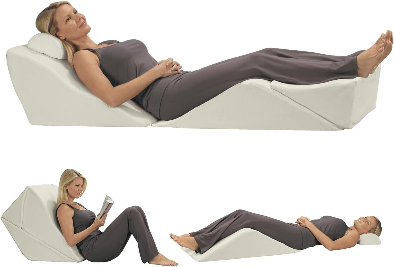 The Zero Gravity Alignment System: Modular Bed Wedge for 8+ Positioning Options & Therapeutic Full-Body Relief (Recommended)