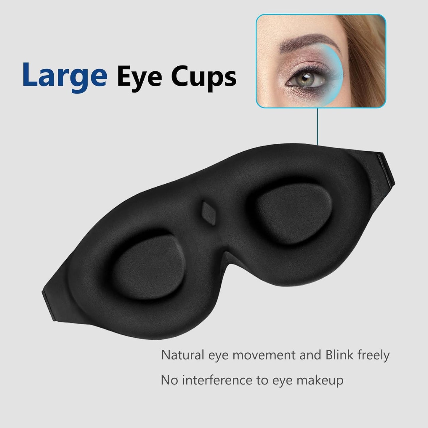 The 3D Contoured Blackout Mask: Zero-Pressure Eye Cups for Alignment and Restorative Sleep