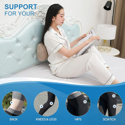 Therapeutic Lumbar Alignment Cushion: Memory Foam Support for Back Pain Relief (Office, Car, Bed)