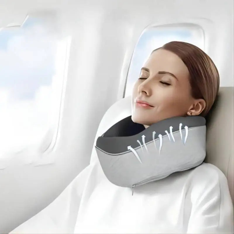 The Dynamic Traveler: Durable U-Shape Pillow for Neck Support & Seamless Alignment