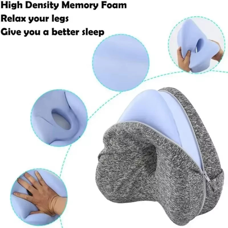 The Therapeutic Leg Alignment Pillow: Memory Foam Support for Sciatica, Back, and Hip Pain Relief