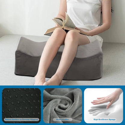Ergonomic Memory Foam Leg Elevation Pillow: Therapeutic Support for Pressure Relief and Improved Circulation