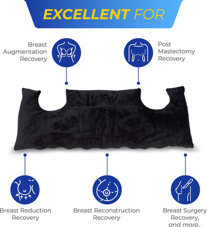 Mastectomy Recovery Chest Pillow: Post-Op Protection and Seatbelt Comfort
