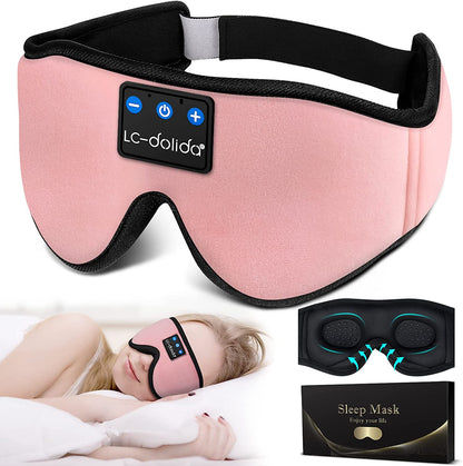 The Alignment Sound Mask: Bluetooth Sleep Headphones for Complete Light Blockage & Audio Comfort