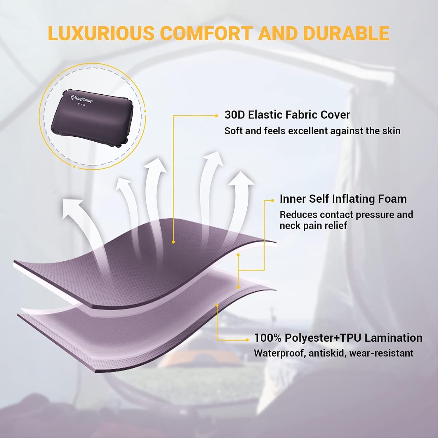 Precision Lumbar & Neck Capsule: Ultralight Inflatable Support for Therapeutic Alignment on the Trail