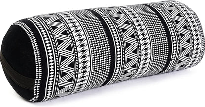 The Alignment Bolster: Kapok-Filled Tube Pillow for Restorative Yoga, Meditation, and Back Support