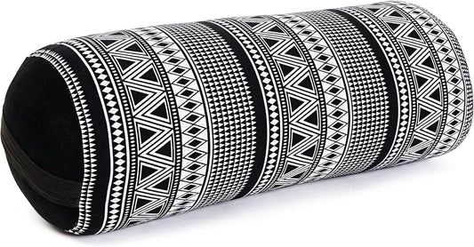 The Alignment Bolster: Kapok-Filled Tube Pillow for Restorative Yoga, Meditation, and Back Support