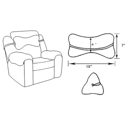 Ultimate Comfort Neck Support Pillow - Soft, Adjustable & Versatile for Sleep, Travel, and Relaxation (Camel)