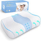 The Therapeutic Cooling Contour Pillow: Odorless Memory Foam for Complete Neck & Spinal Relief