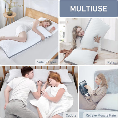 Premium Body Alignment Pillow: Adjustable Support for Side Sleepers & Full Spinal Comfort
