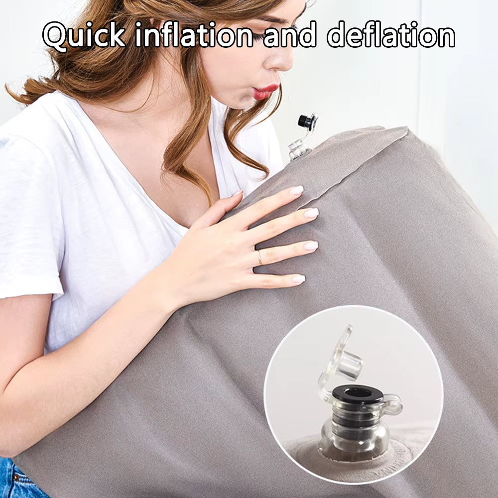 PVC Exploration Wedge: Durable Inflatable Kit for Custom Positioning, Back Support, and Camping/Sleeping Comfort