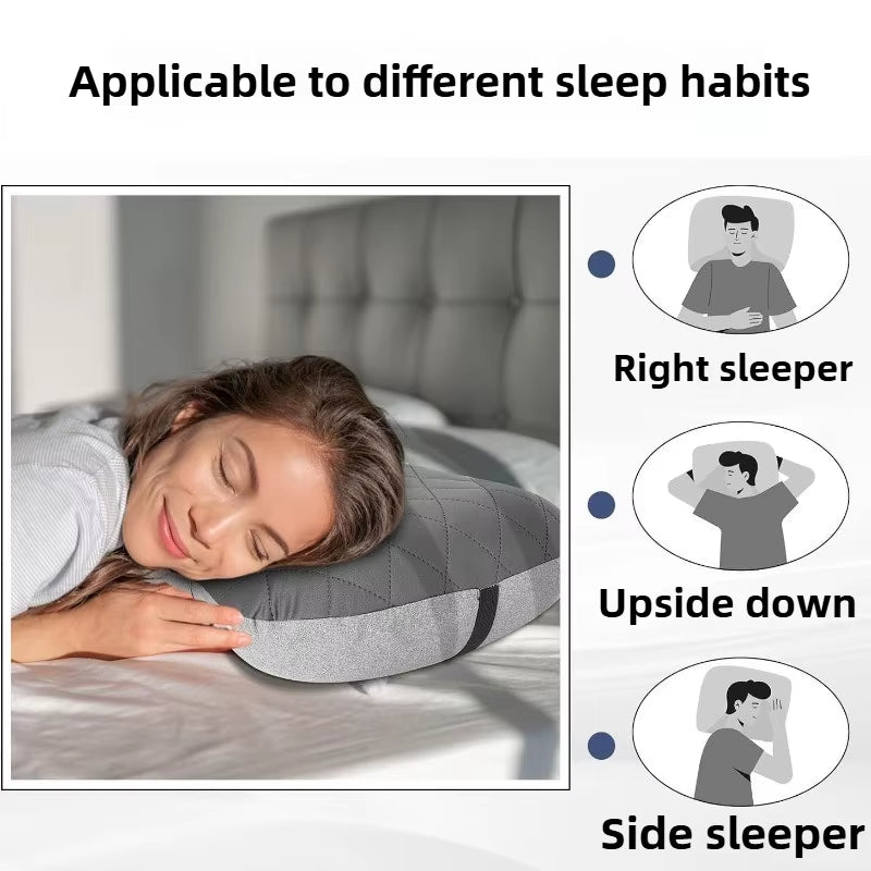 Ultralight Inflatable Travel Pillow: Ergonomic Neck & Lumbar Alignment Support with Soft, Washable Cover