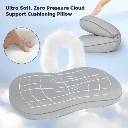 Side Sleeper Spinal Cradle: Ergonomic Memory Foam Pillow for Neutral Neck and Upper Back Support