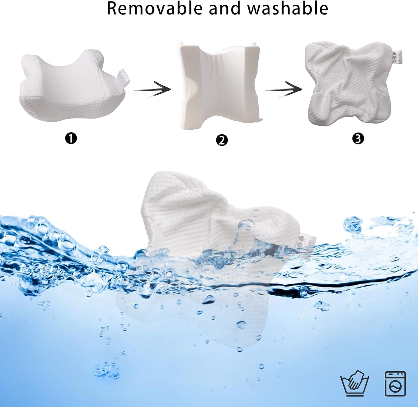 Uninterrupted Embrace: Arched Memory Foam Pillow for Pain-Free Cuddling and Deeper Connection