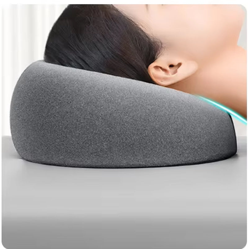 Therapeutic Face-Down Headrest: Memory Foam Cushion for Massage, Salon, and Prone Home Use