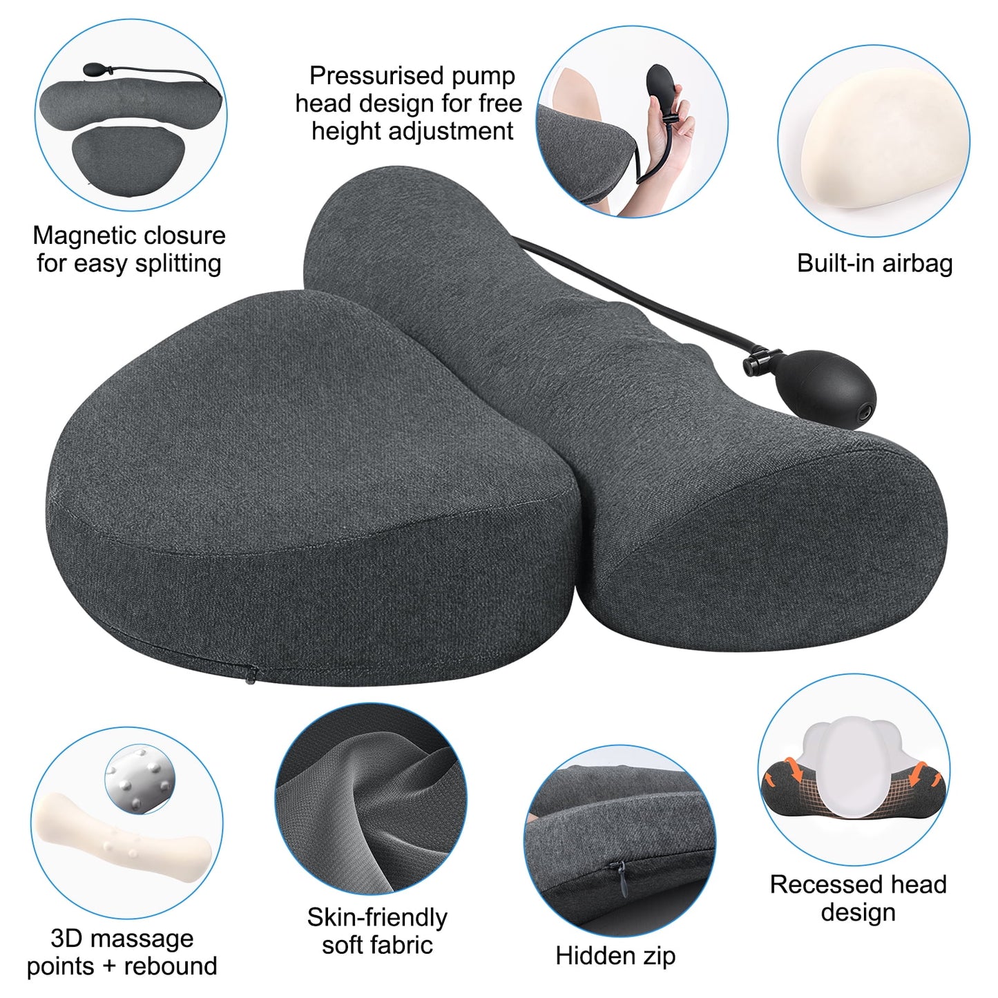 The Orthopedic Roll: High-Density Cervical Memory Foam for Targeted Neck Pain Relief