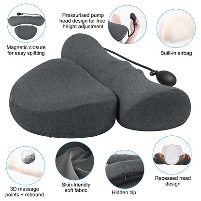 The Orthopedic Roll: High-Density Cervical Memory Foam for Targeted Neck Pain Relief
