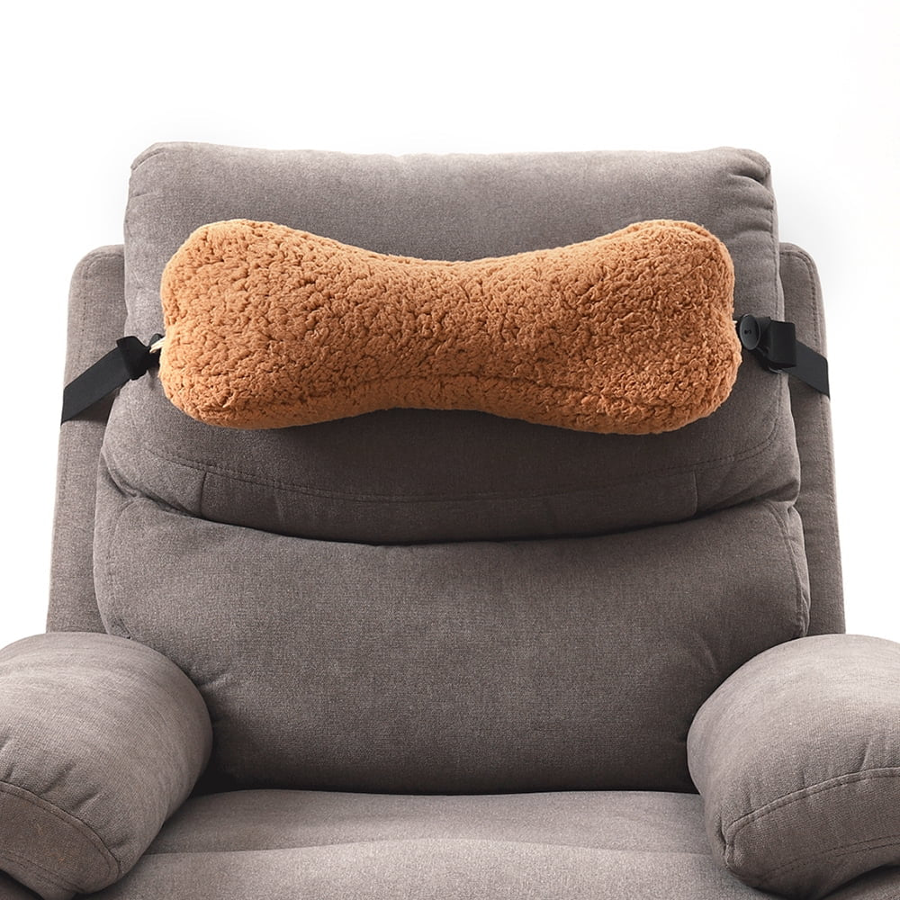Ultimate Comfort Neck Support Pillow - Soft, Adjustable & Versatile for Sleep, Travel, and Relaxation (Camel)