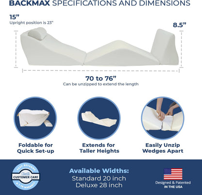 The Zero Gravity Alignment System: Modular Bed Wedge for 8+ Positioning Options & Therapeutic Full-Body Relief (Recommended)