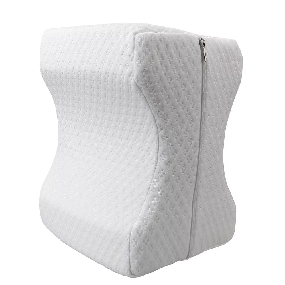 Therapeutic Knee Alignment Pillow: Memory Foam Support for Sciatica, Back, and Hip Pain Relief