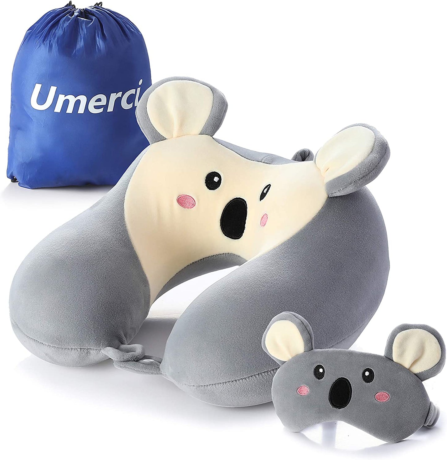 The Dynamic Koala Embrace: Premium Memory Foam Pillow for 360° Neck Support & Seamless Alignment