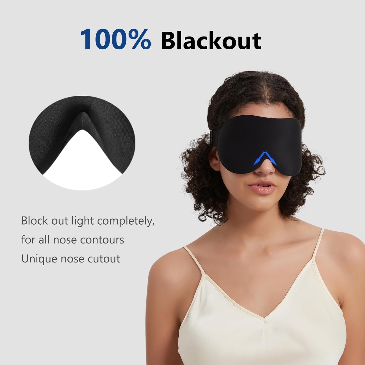 The 3D Contoured Blackout Mask: Zero-Pressure Eye Cups for Alignment and Restorative Sleep