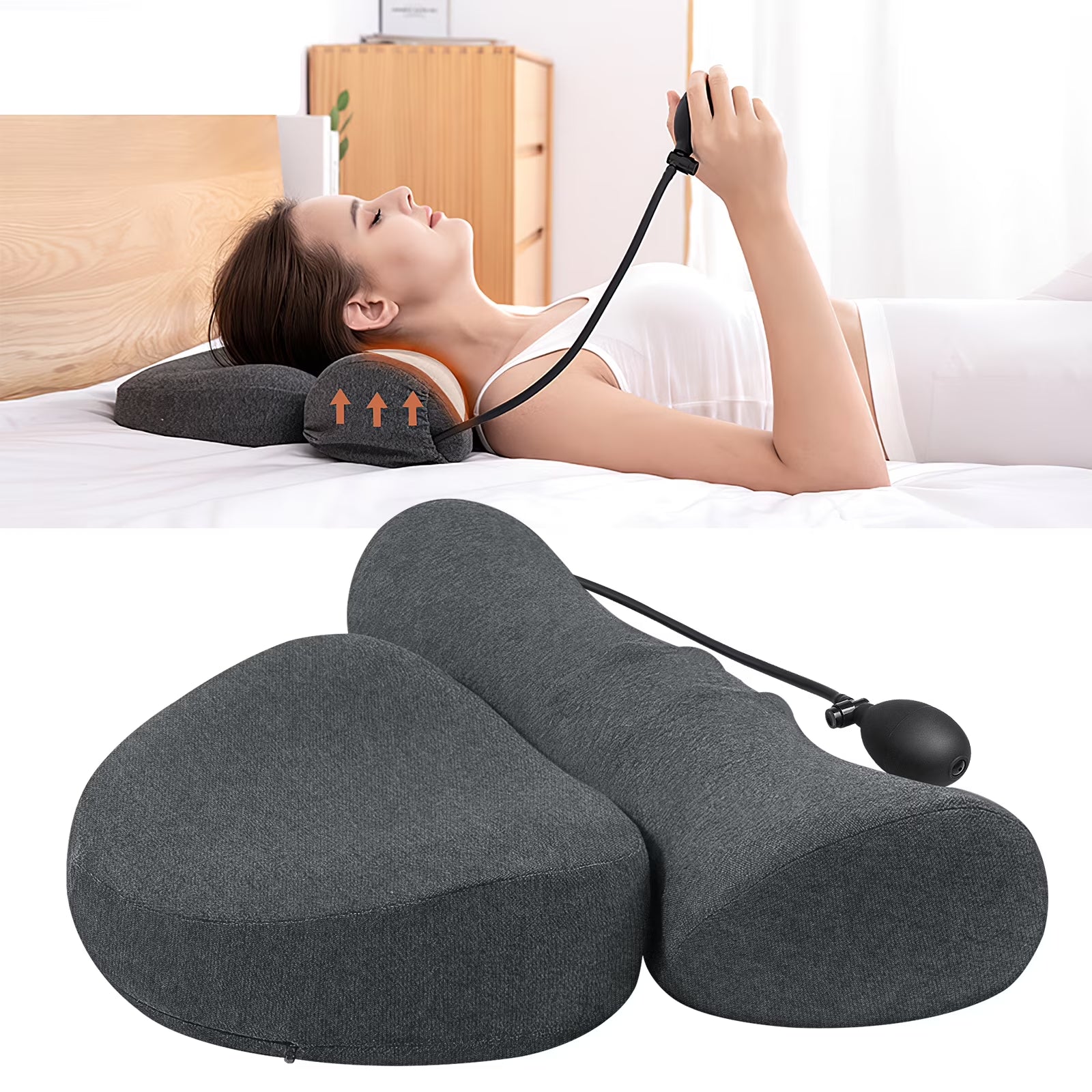 The Orthopedic Roll: High-Density Cervical Memory Foam for Targeted Neck Pain Relief