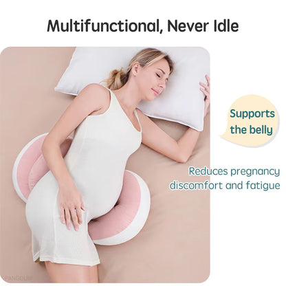 Full Body Maternity Pillow: Comprehensive Support System with Bonus Lumbar/Waist Cushion